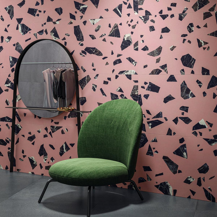 Melodie Rock Terrazzo Pink 60 × 60 cm