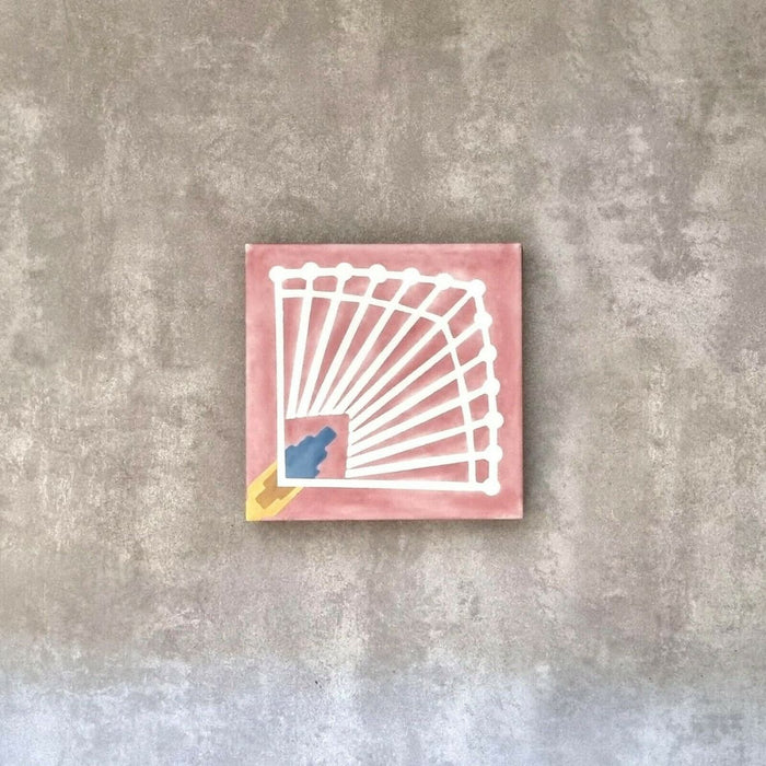 GANZE FLIESENPROBE Marseilles Rosa 20cm x 20cm