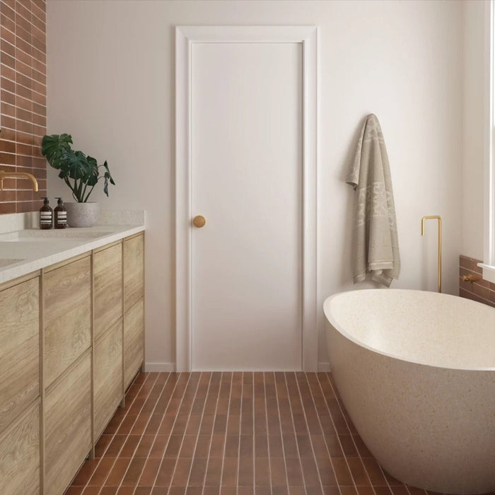 Munich Brick Cotto Terracotta | 6cm x 24.6cm | Matte Wall and Floor Tiles