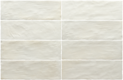 GANZE FLIESENPROBE Zellige Siliciumweiß MATT | Marokkanisch | 6,5 cm x 20 cm