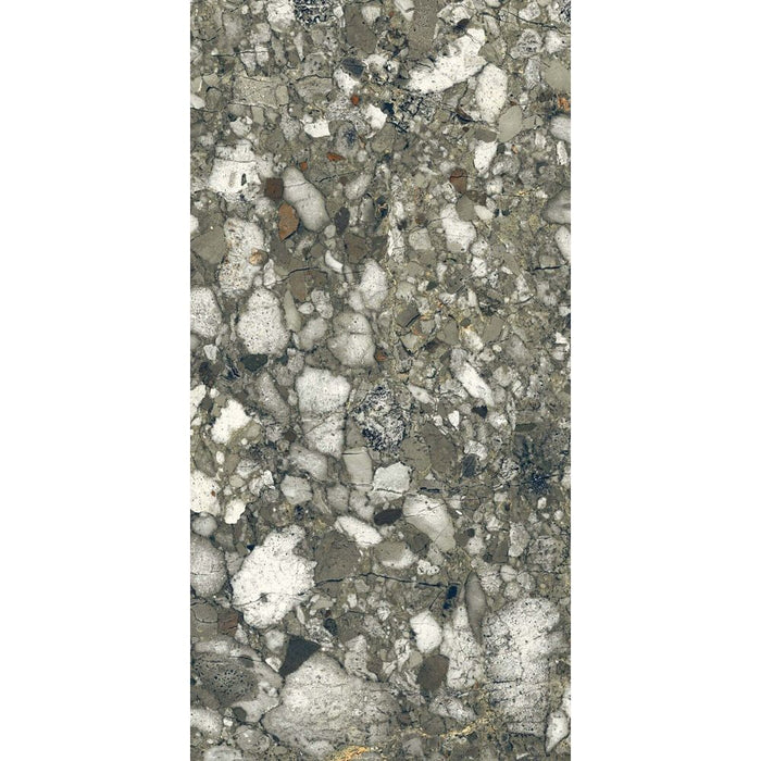 Venetian Emerald Matt | Terrazzo Tile | Green Tiles | 60cm x 120cm