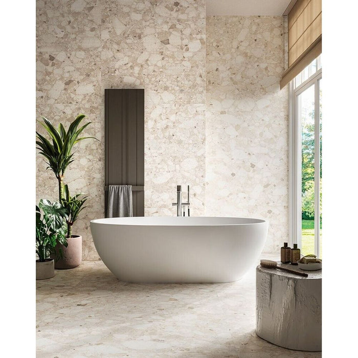 Venetian Ivory | Terrazzo Tile | Matt Finish | 90cm x 90cm