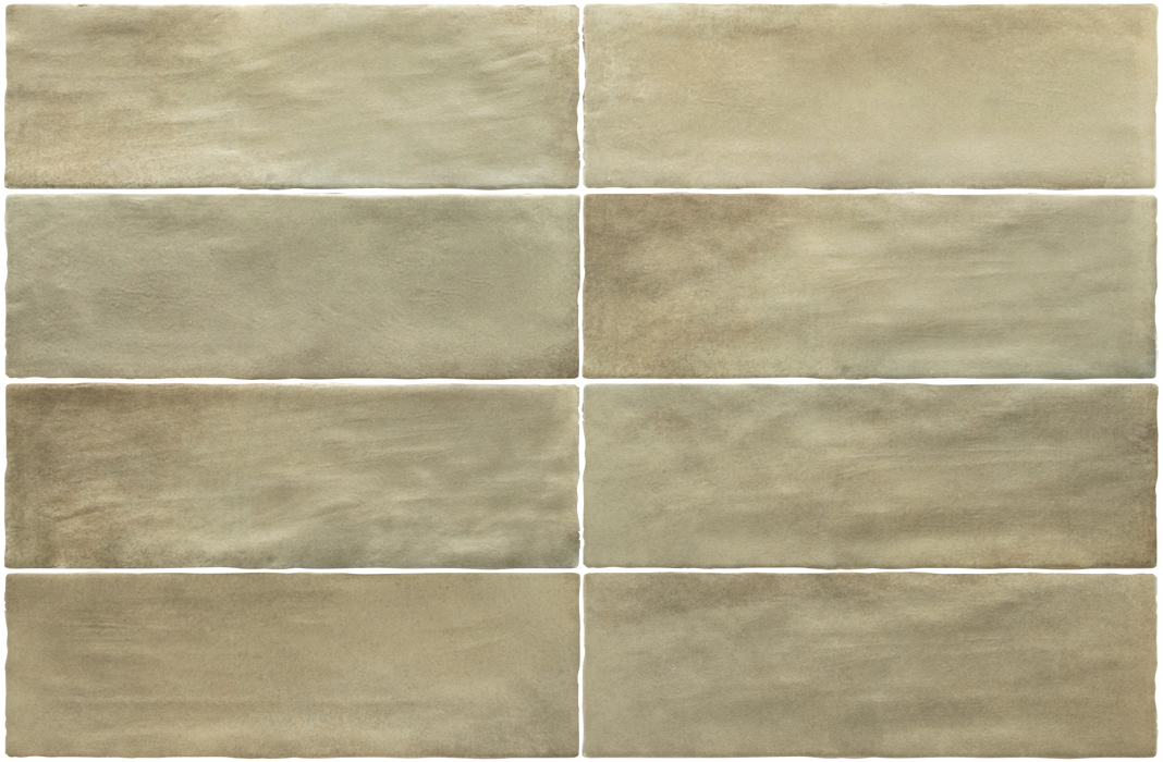 CAŁA PRÓBKA PŁYTEK Zellige Waldgrün MATOWE | Marokańskie | 6,5 cm x 20 cm